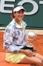 GARBINE MUGURUZA Wins Ladies Final Match at 2016 Roland Garros in Paris 06/04/2016
