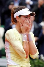 GARBINE MUGURUZA Wins Ladies Final Match at 2016 Roland Garros in Paris 06/04/2016