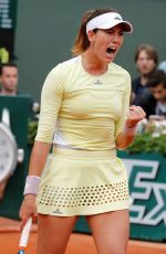 GARBINE MUGURUZA Wins Ladies Final Match at 2016 Roland Garros in Paris 06/04/2016