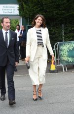 GEMMA ARTERTON Arrives at Wimbledon Tennis Championships in London 06/29/2016