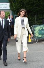 GEMMA ARTERTON Arrives at Wimbledon Tennis Championships in London 06/29/2016