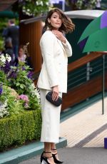 GEMMA ARTERTON Arrives at Wimbledon Tennis Championships in London 06/29/2016