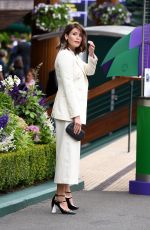 GEMMA ARTERTON Arrives at Wimbledon Tennis Championships in London 06/29/2016