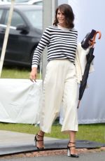 GEMMA ARTERTON Arrives at Wimbledon Tennis Championships in London 06/29/2016