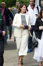 GEMMA ARTERTON Arrives at Wimbledon Tennis Championships in London 06/29/2016