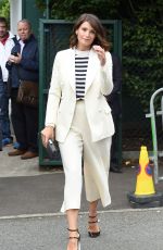 GEMMA ARTERTON Arrives at Wimbledon Tennis Championships in London 06/29/2016