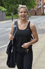 GEMMA ATKINSON Leaves Ultimate Performance Gym in Manchester 06/01/2016