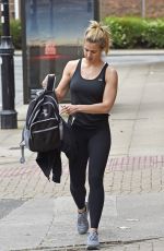 GEMMA ATKINSON Leaves Ultimate Performance Gym in Manchester 06/01/2016