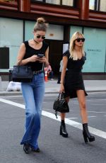 GIGI HADID and HAILEY BALDWIN Out in New York 06/21/2016