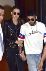 GIGI HADID and Zayn Malik Out in New York 06/10/2016