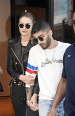 GIGI HADID and Zayn Malik Out in New York 06/10/2016