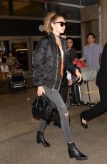 GIGI HADID at Los Angeles International Airport 06/25/2016
