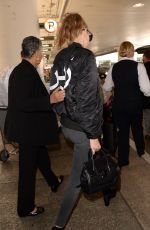 GIGI HADID at Los Angeles International Airport 06/25/2016