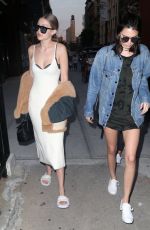 GIGI HADID, HAILEY BALDWIN and KENDALL JENNER Out in New York 06/20/2016