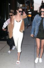 GIGI HADID, HAILEY BALDWIN and KENDALL JENNER Out in New York 06/20/2016