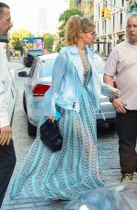 GIGI HADID Leaves Her Apartment in New York 06/18/2016