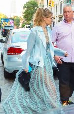 GIGI HADID Leaves Her Apartment in New York 06/18/2016