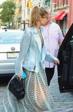 GIGI HADID Leaves Her Apartment in New York 06/18/2016