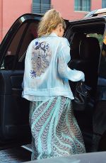 GIGI HADID Leaves Her Apartment in New York 06/18/2016