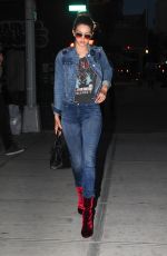 GIGI HADID Night Out in New York 06/16/2016