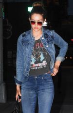 GIGI HADID Night Out in New York 06/16/2016