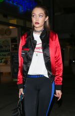 GIGI HADID Night Out in West Hollywood 06/03/2016