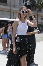 GIGI HADID on the Set of a Photoshoot in West Hollywood 06/29/2016