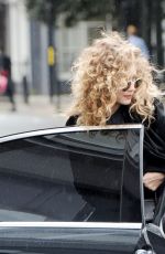 GIGI HADID Out and About in London 06/13/2016