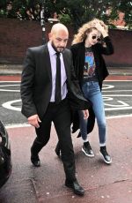 GIGI HADID Out and About in London 06/13/2016