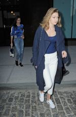 GIGI HADID Out for Dinner at Nobu in New York 06/09/2016