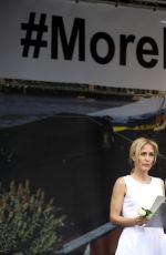 GILLIAN ANDERSON at Memorial for Murdered Labour MP Jo Cox at Trafalger Square 06/22/2016