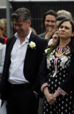 GILLIAN ANDERSON at Memorial for Murdered Labour MP Jo Cox at Trafalger Square 06/22/2016