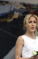 GILLIAN ANDERSON at Memorial for Murdered Labour MP Jo Cox at Trafalger Square 06/22/2016