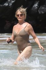 GOLDIE HAWN in Bikini at a Beach in Maui 06/16/2016