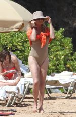 GOLDIE HAWN in Bikini at a Beach in Maui 06/16/2016