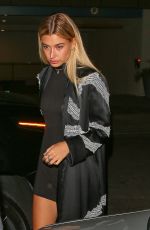 HAILEY BALDWIN Arrives at Nice Guy in West Hollywood 05/31/2016