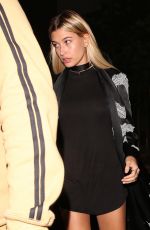 HAILEY BALDWIN Arrives at Nice Guy in West Hollywood 05/31/2016