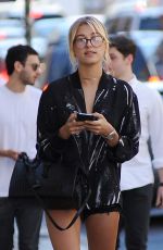 HAILEY BALDWIN in Shorts Out i9n Soho 06/14/2016
