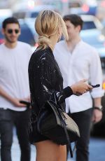 HAILEY BALDWIN in Shorts Out i9n Soho 06/14/2016