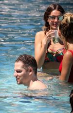 HAILEY BALDWIN in Swimsuit at a Pool in Miami 06/12/2016