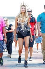 HAILEY CLUSON at 34th Annual Mermaid Parade in Coney Island 06/18/2016