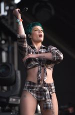 HALSEY PErforms at Bonnaroo Music + Arts Festival in Tennessee 06/10/2016