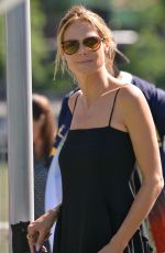 HEIDI KLUM at a Minigolf in Manhattan 06/10/2016
