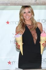 HEIDI KLUM at Lingerie Ice Cream Truck and Shopping Party at Macy