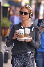 HEIDI KLUM at Starbucks in New York 06/14/2016