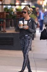 HEIDI KLUM at Starbucks in New York 06/14/2016