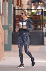 HEIDI KLUM at Starbucks in New York 06/14/2016