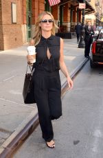 HEIDI KLUM Leaves Her Hotel in New York 06/14/2016