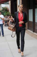 HEIDI KLUM Out and About in New York 06/21/2016