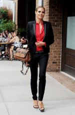 HEIDI KLUM Out and About in New York 06/21/2016